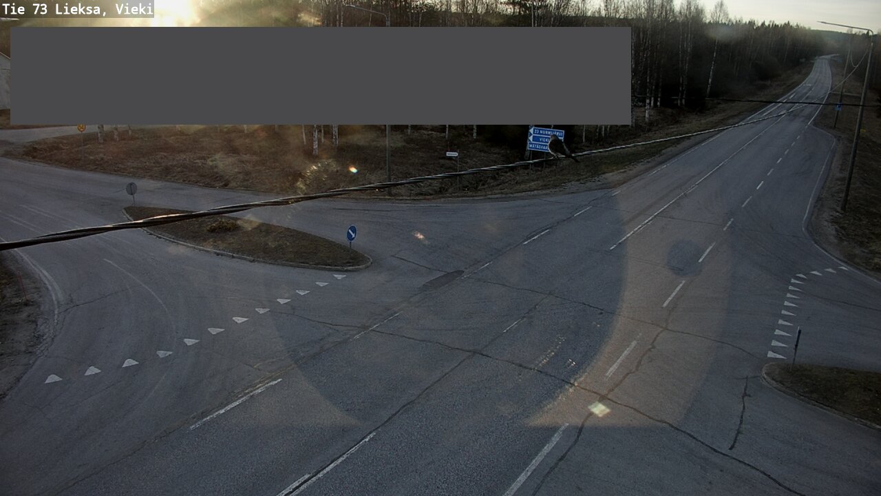 Weather Camera Image Road 73 Lieksa, Vieki, Lieksa, Pohjois-Karjala