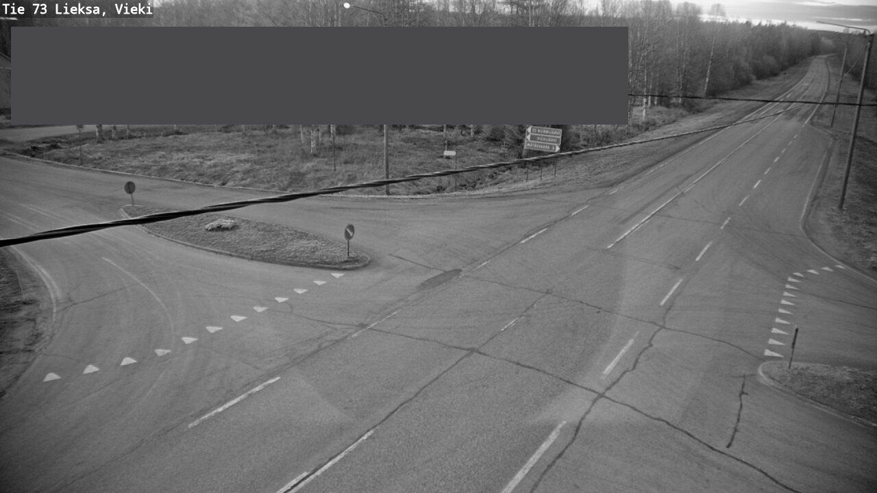 Weather Camera Image Road 73 Lieksa, Vieki, Lieksa, Pohjois-Karjala