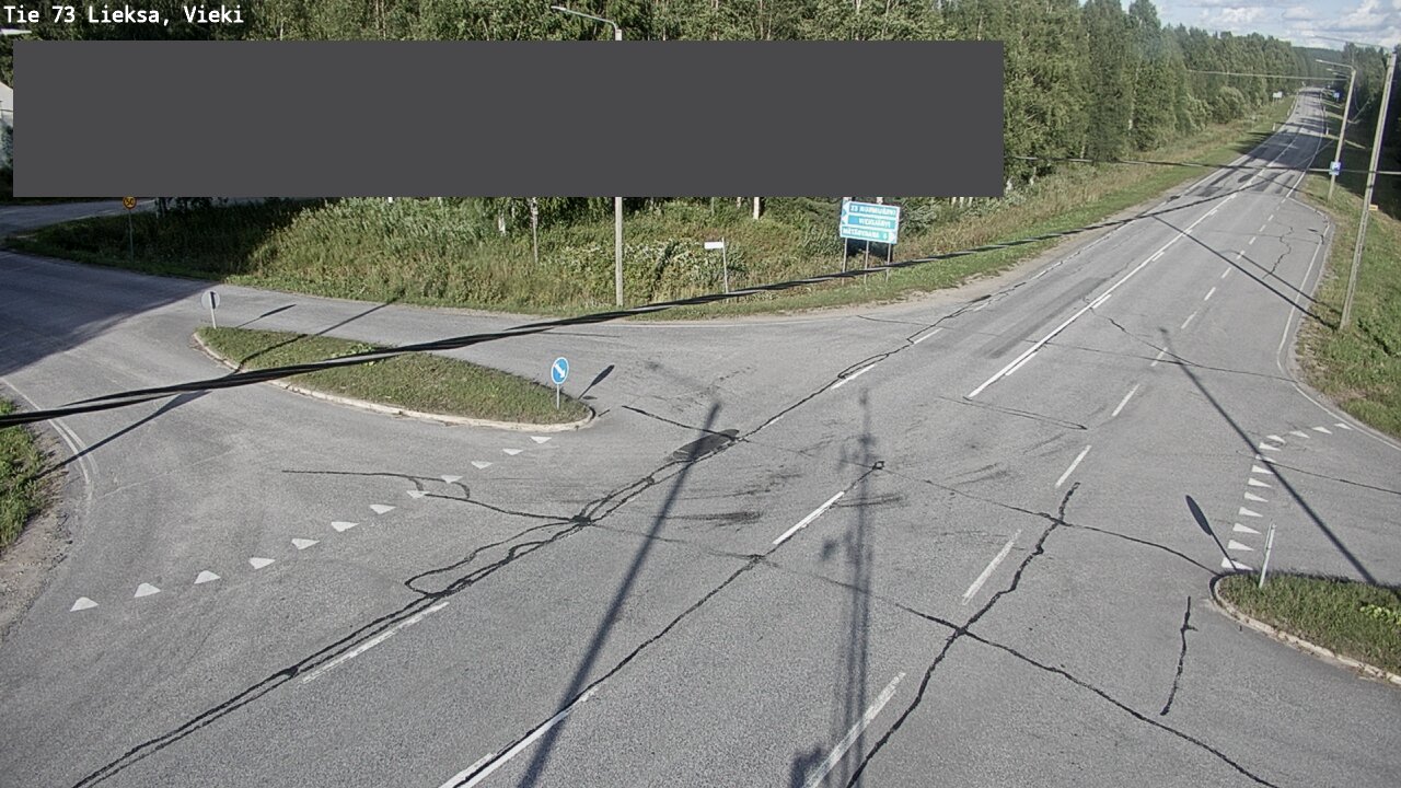 Kelikamerat Kuva Tie 73 Lieksa; Vieki, Lieksa, Pohjois-Karjala