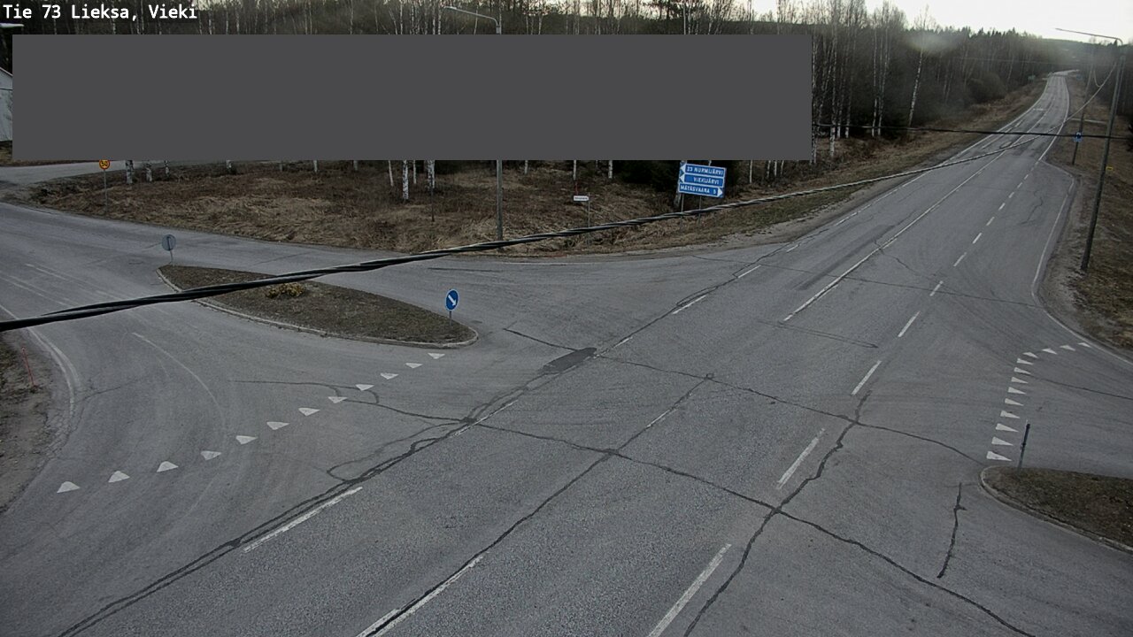 Weather Camera Image Road 73 Lieksa, Vieki, Lieksa, Pohjois-Karjala