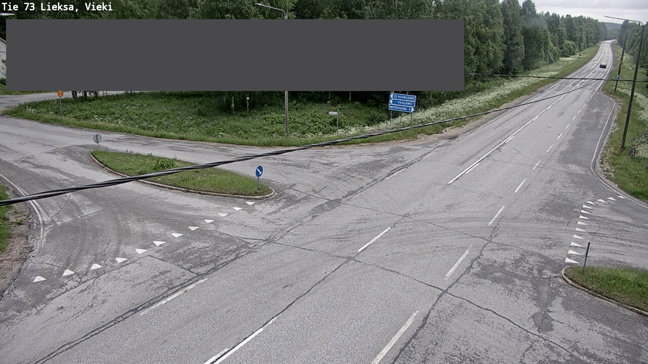 Weather Camera Image Väg 73 Lieksa, Vieki, Lieksa, Pohjois-Karjala
