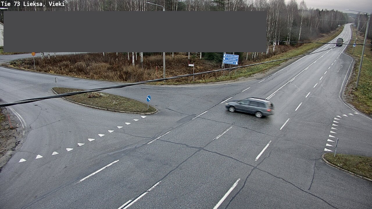 Kelikamerat Kuva Tie 73 Lieksa; Vieki, Lieksa, Pohjois-Karjala