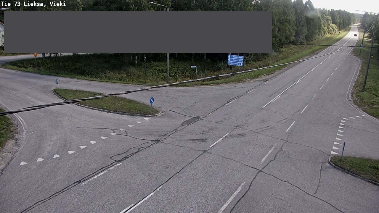 Kelikamerat Kuva Tie 73 Lieksa; Vieki, Lieksa, Pohjois-Karjala
