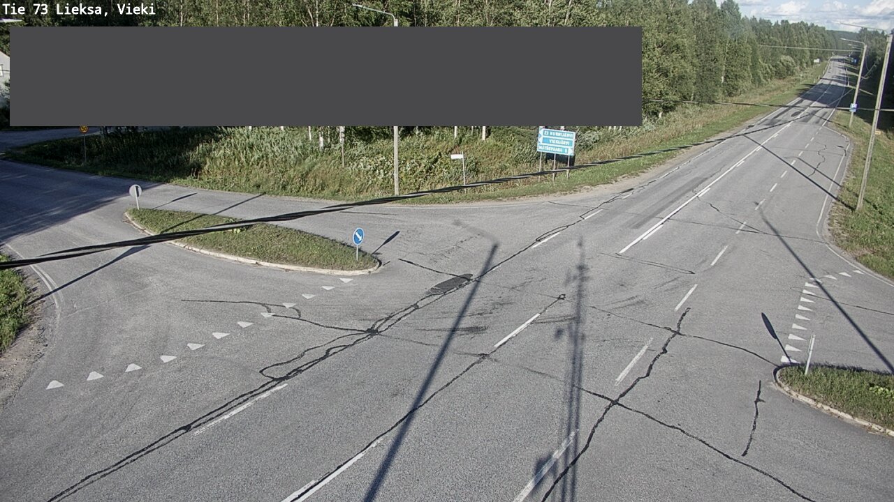 Kelikamerat Kuva Tie 73 Lieksa; Vieki, Lieksa, Pohjois-Karjala