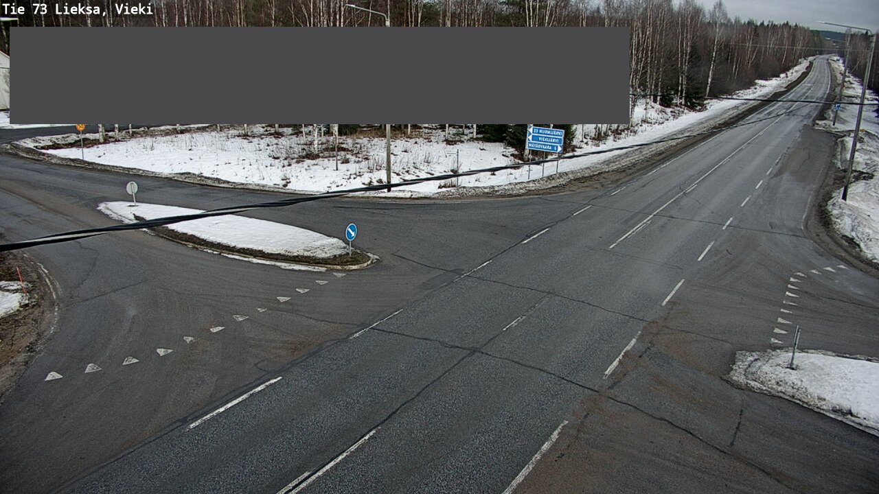 Weather Camera Image Väg 73 Lieksa, Vieki, Lieksa, Pohjois-Karjala