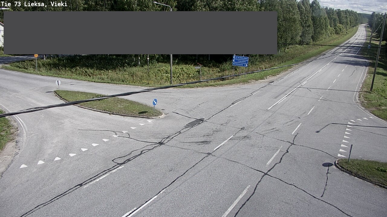 Kelikamerat Kuva Tie 73 Lieksa; Vieki, Lieksa, Pohjois-Karjala