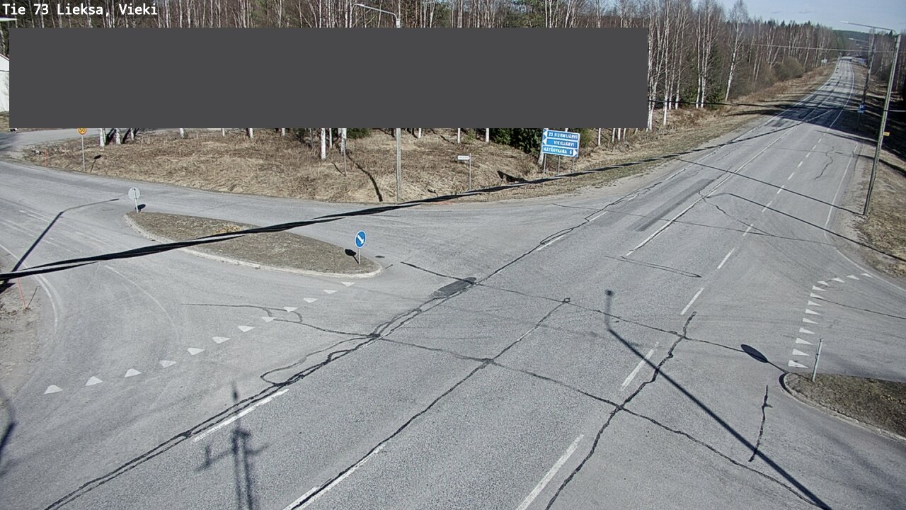 Kelikamerat Kuva Tie 73 Lieksa; Vieki, Lieksa, Pohjois-Karjala