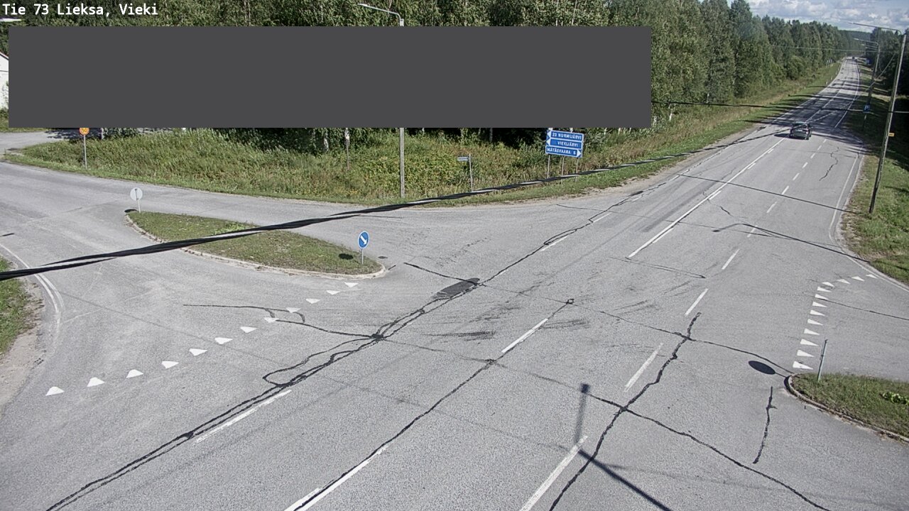 Kelikamerat Kuva Tie 73 Lieksa; Vieki, Lieksa, Pohjois-Karjala