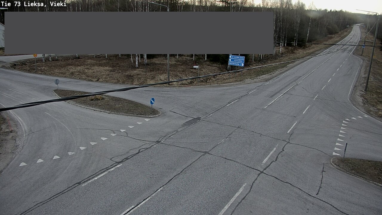 Weather Camera Image Road 73 Lieksa, Vieki, Lieksa, Pohjois-Karjala