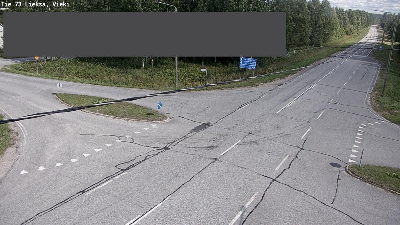 Kelikamerat Kuva Tie 73 Lieksa; Vieki, Lieksa, Pohjois-Karjala