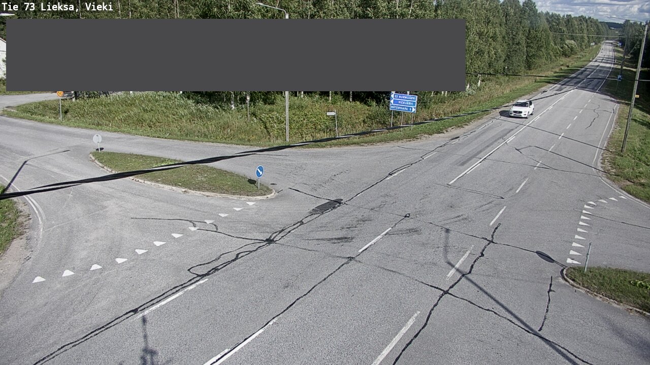 Kelikamerat Kuva Tie 73 Lieksa; Vieki, Lieksa, Pohjois-Karjala