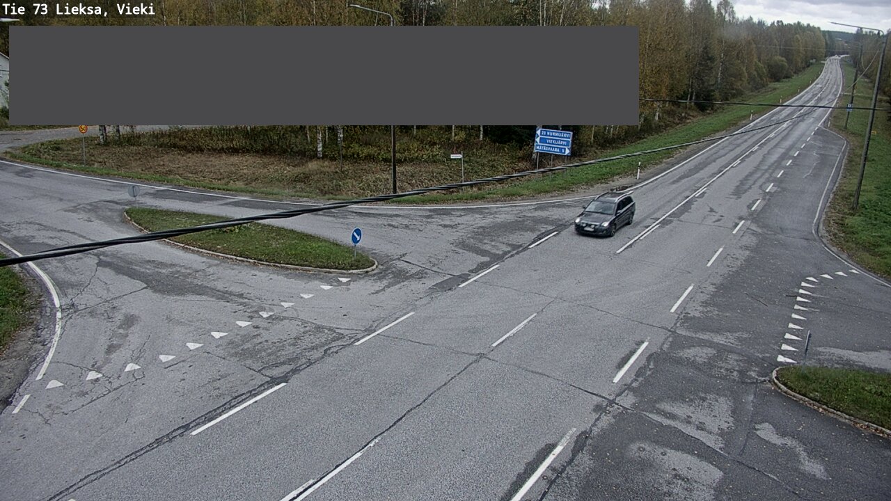 Weather Camera Image Väg 73 Lieksa, Vieki, Lieksa, Pohjois-Karjala