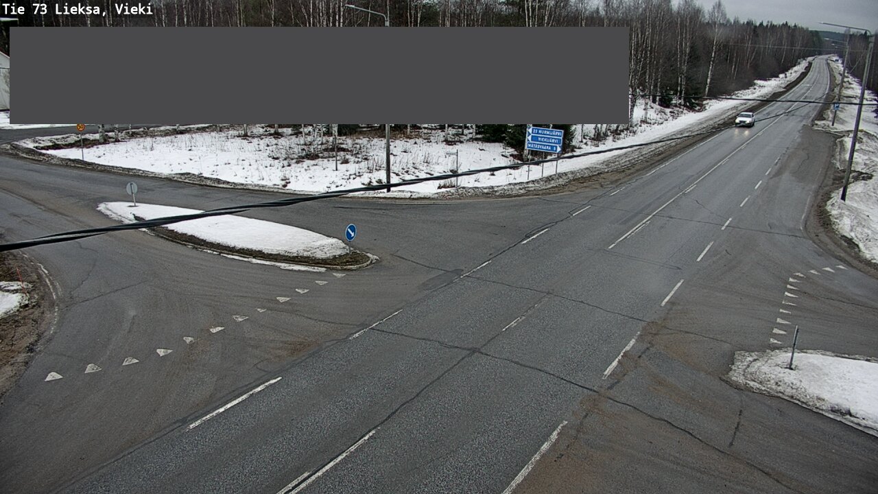 Weather Camera Image Väg 73 Lieksa, Vieki, Lieksa, Pohjois-Karjala