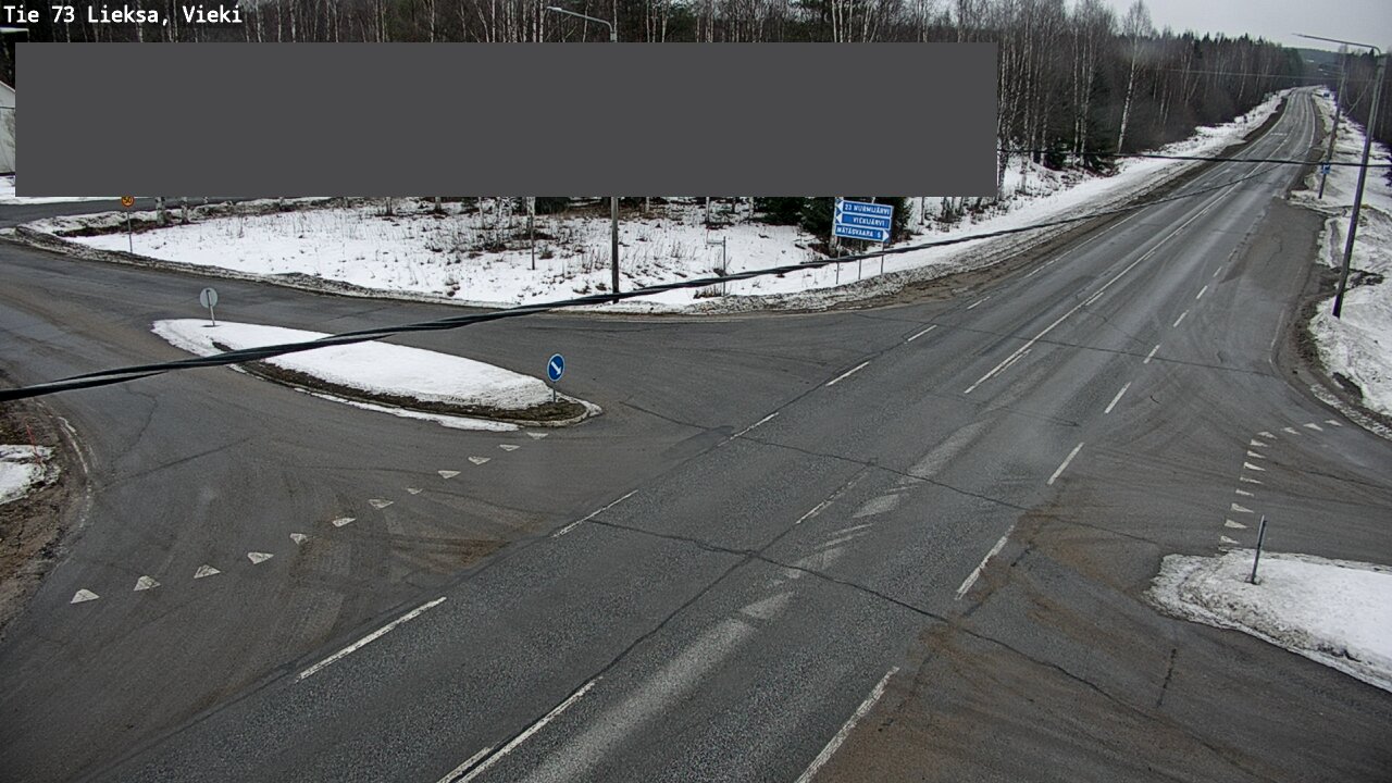Weather Camera Image Road 73 Lieksa, Vieki, Lieksa, Pohjois-Karjala