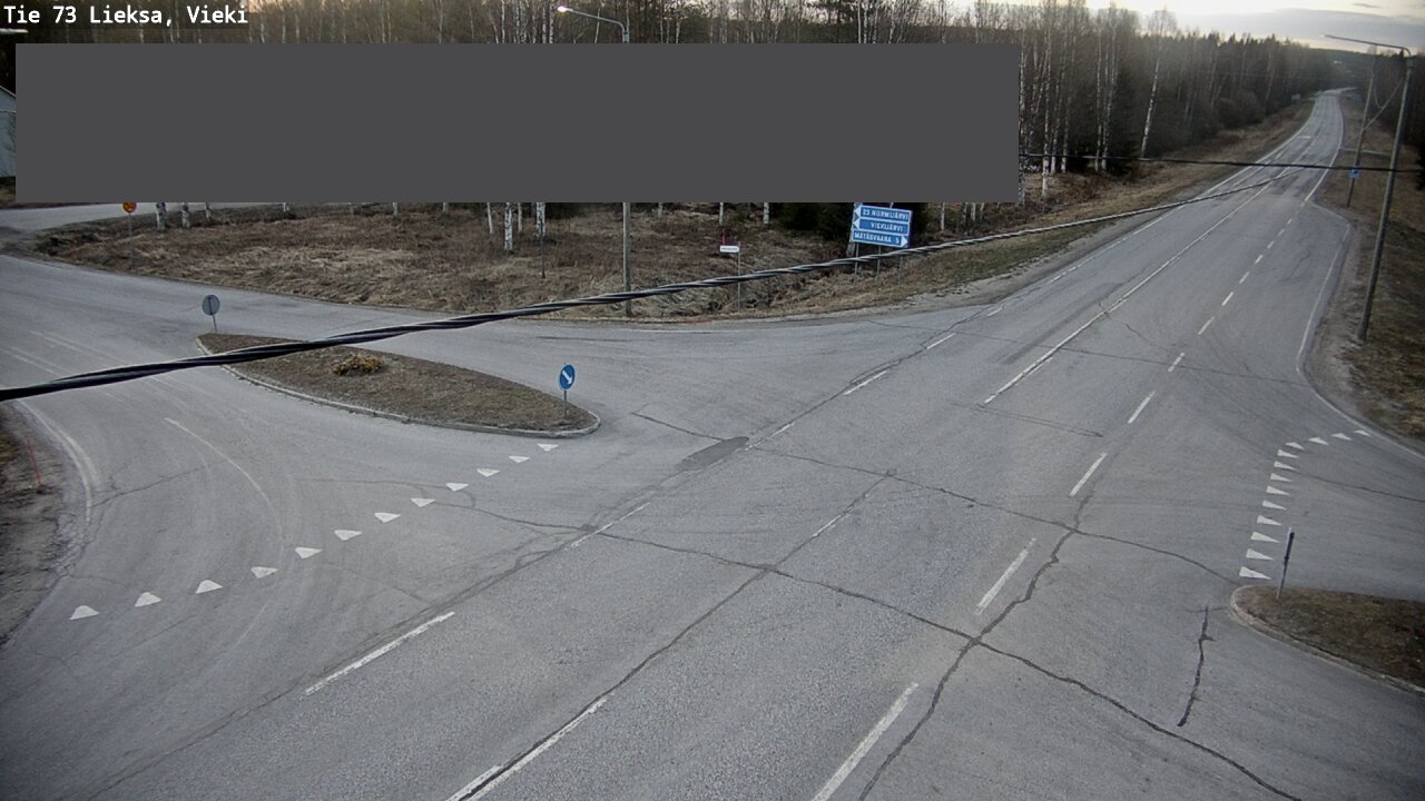 Weather Camera Image Road 73 Lieksa, Vieki, Lieksa, Pohjois-Karjala