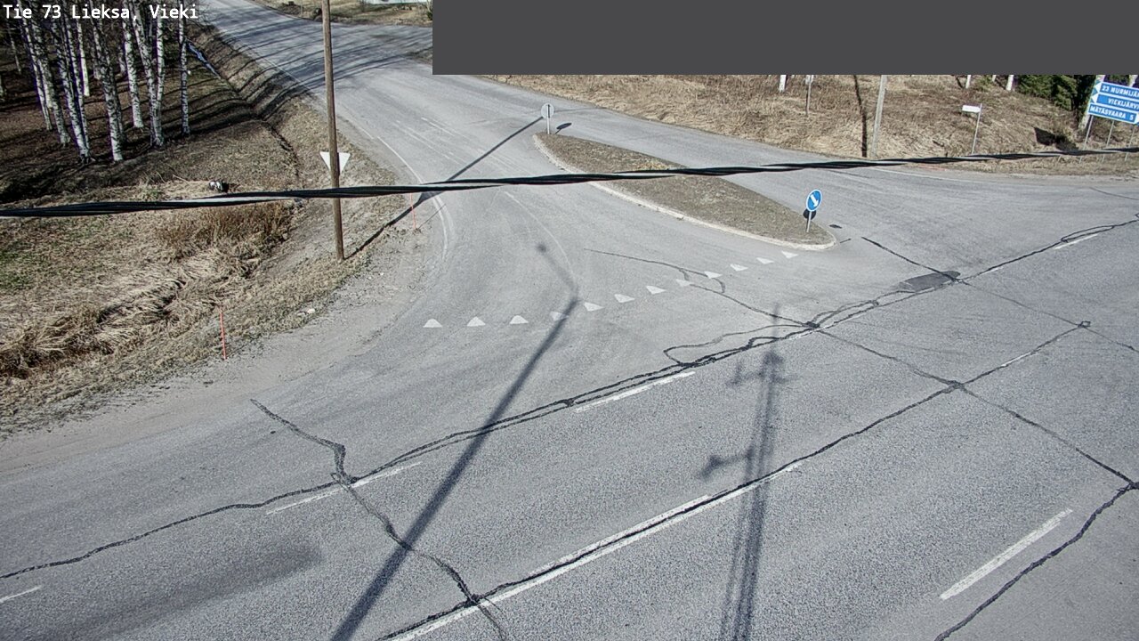 Weather Camera Image Väg 73 Lieksa, Vieki, Lieksa, Pohjois-Karjala
