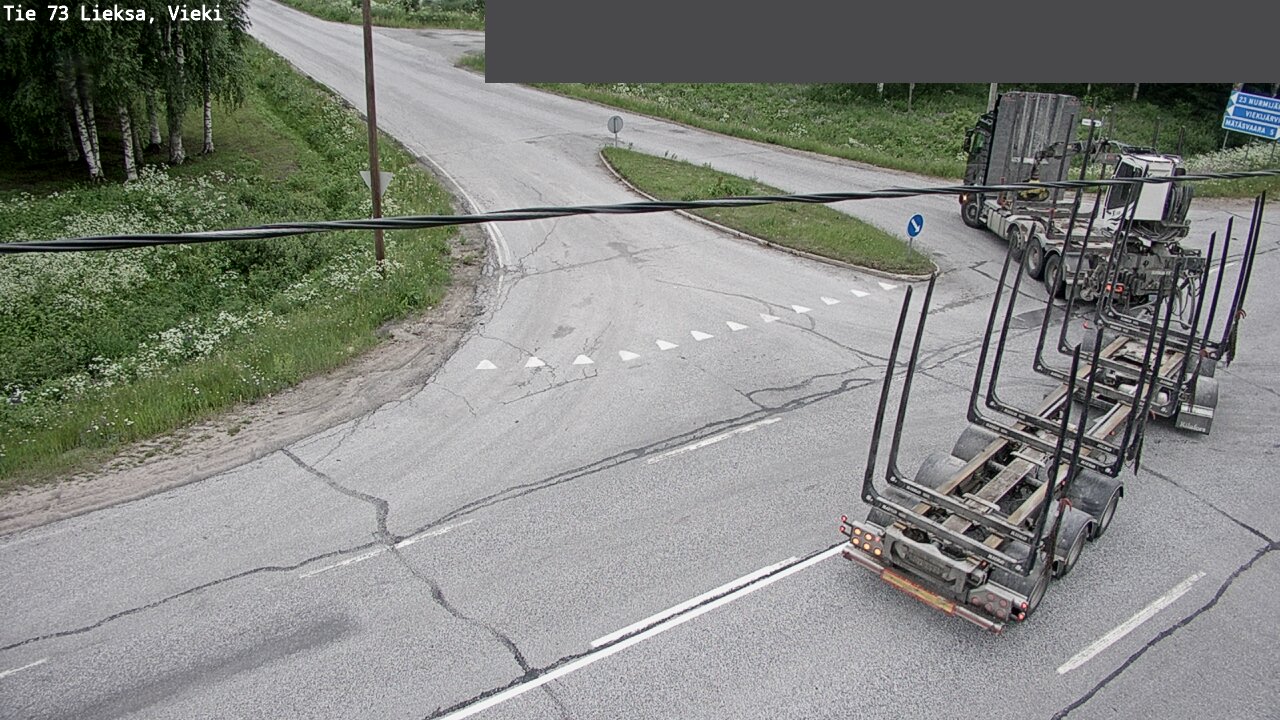 Weather Camera Image Road 73 Lieksa, Vieki, Lieksa, Pohjois-Karjala