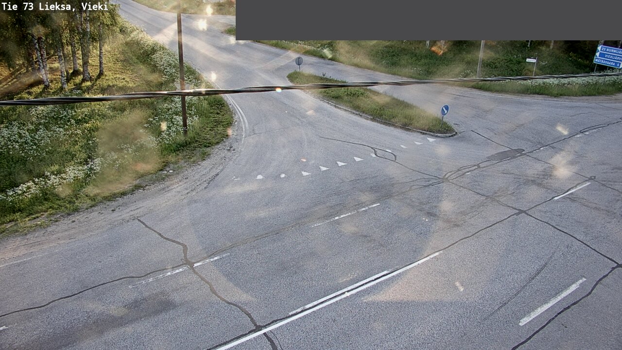 Weather Camera Image Road 73 Lieksa, Vieki, Lieksa, Pohjois-Karjala