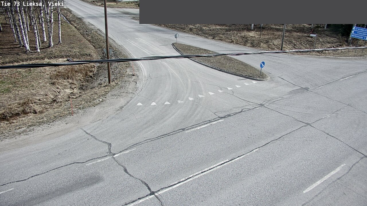 Weather Camera Image Väg 73 Lieksa, Vieki, Lieksa, Pohjois-Karjala