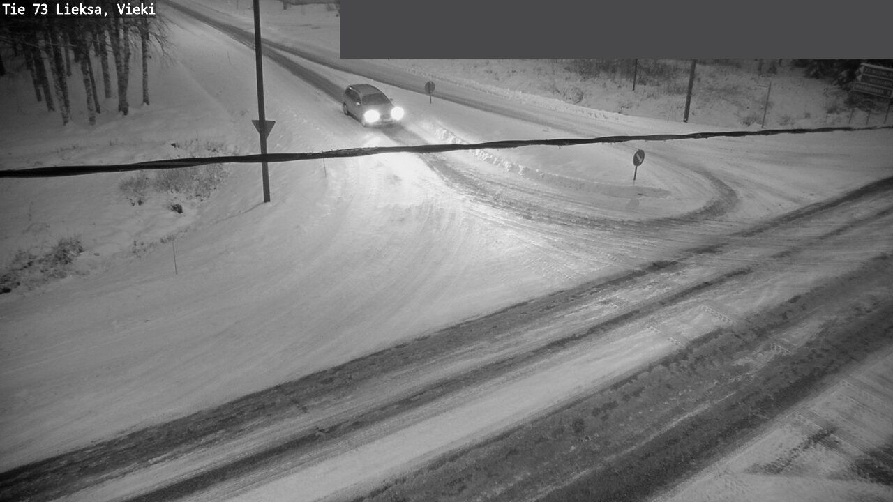 Weather Camera Image Väg 73 Lieksa, Vieki, Lieksa, Pohjois-Karjala