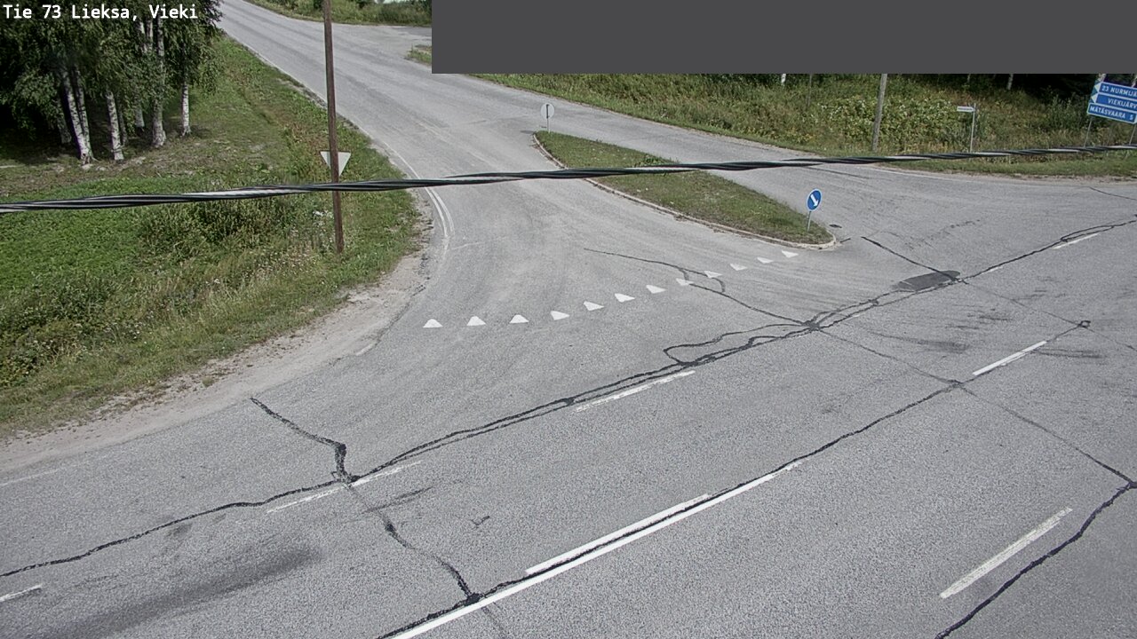 Weather Camera Image Väg 73 Lieksa, Vieki, Lieksa, Pohjois-Karjala