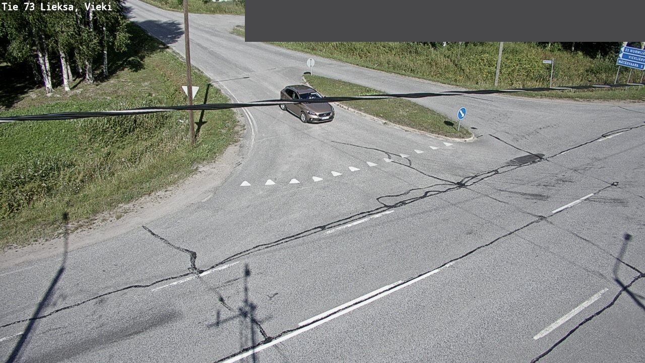 Weather Camera Image Road 73 Lieksa, Vieki, Lieksa, Pohjois-Karjala