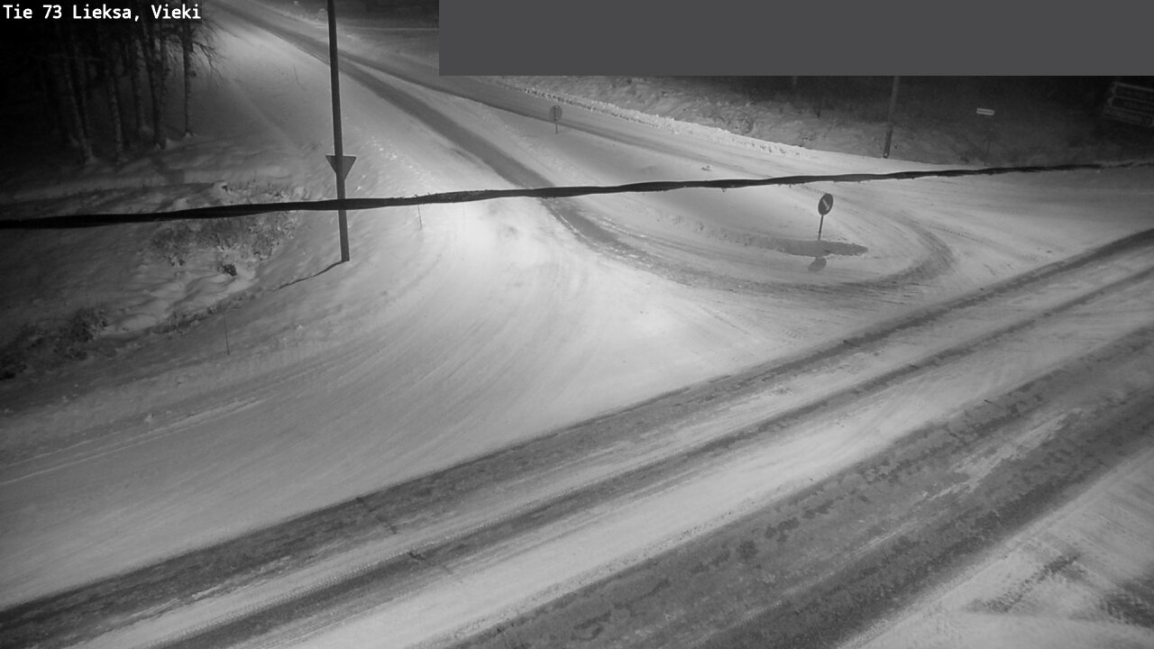 Weather Camera Image Väg 73 Lieksa, Vieki, Lieksa, Pohjois-Karjala