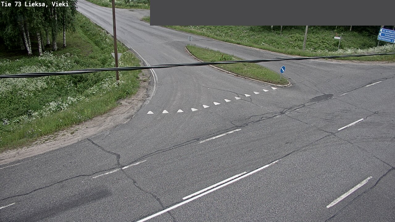 Weather Camera Image Road 73 Lieksa, Vieki, Lieksa, Pohjois-Karjala