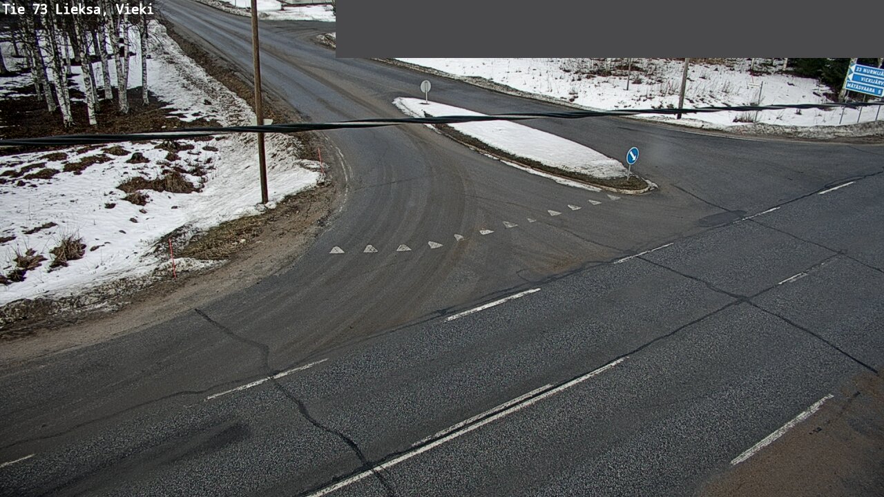 Weather Camera Image Väg 73 Lieksa, Vieki, Lieksa, Pohjois-Karjala