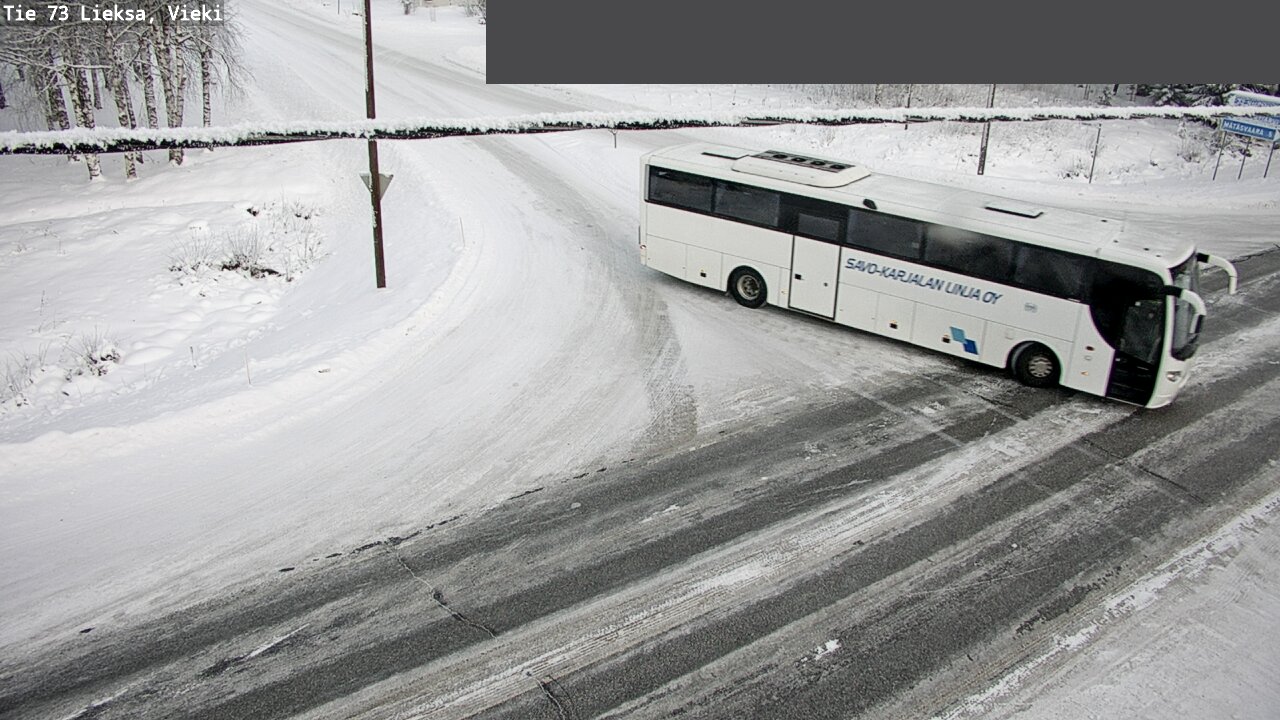 Kelikamerat Kuva Tie 73 Lieksa; Vieki, Lieksa, Pohjois-Karjala
