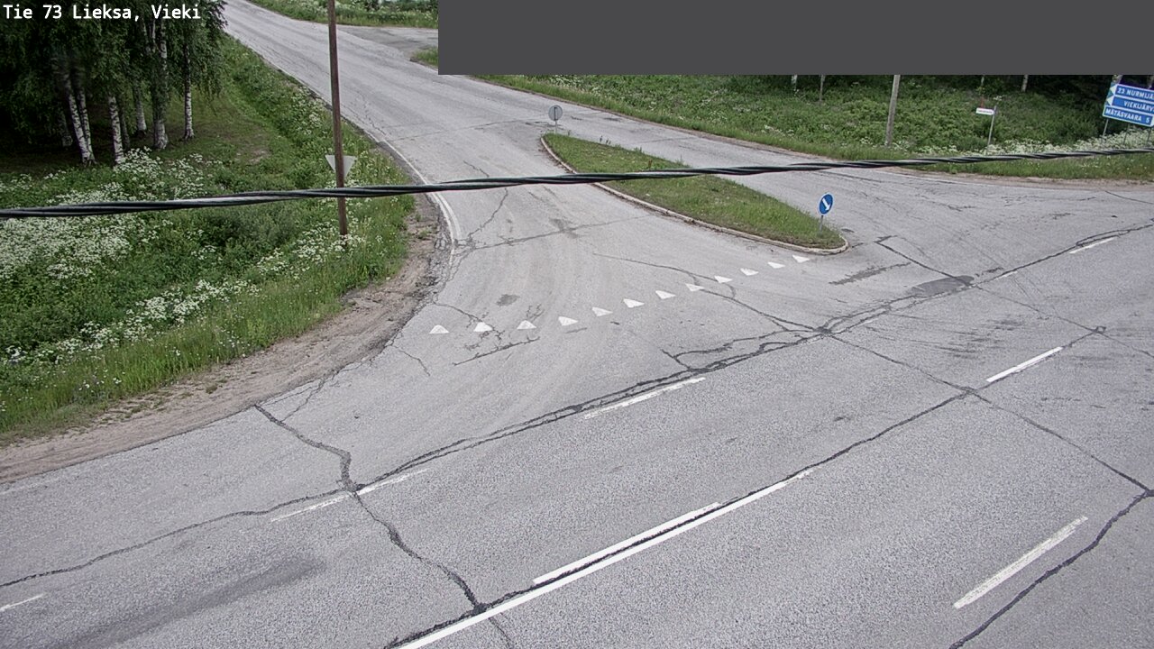 Kelikamerat Kuva Tie 73 Lieksa; Vieki, Lieksa, Pohjois-Karjala