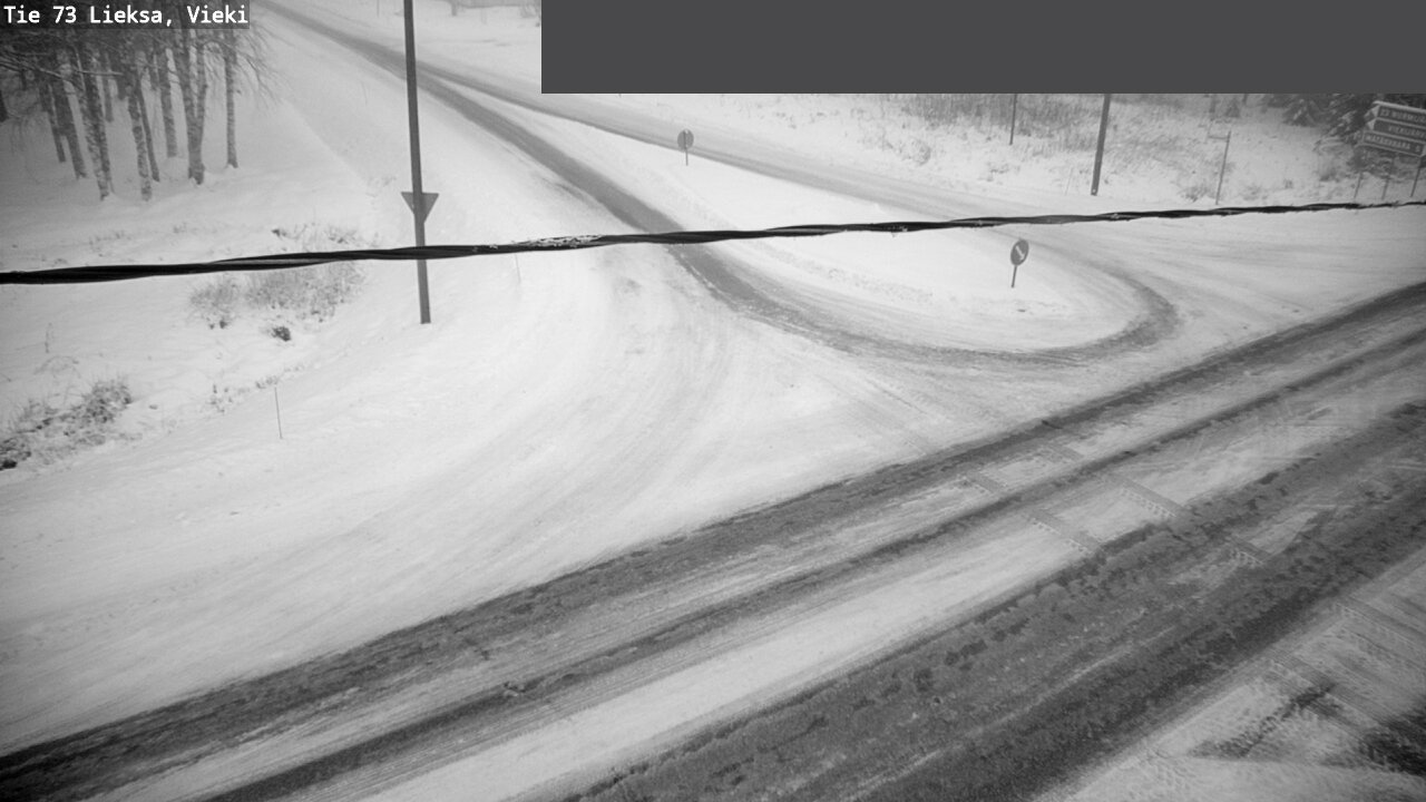 Weather Camera Image Väg 73 Lieksa, Vieki, Lieksa, Pohjois-Karjala