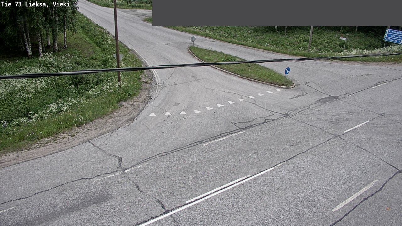 Weather Camera Image Väg 73 Lieksa, Vieki, Lieksa, Pohjois-Karjala