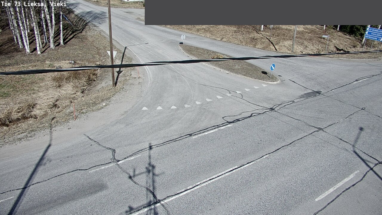 Weather Camera Image Väg 73 Lieksa, Vieki, Lieksa, Pohjois-Karjala