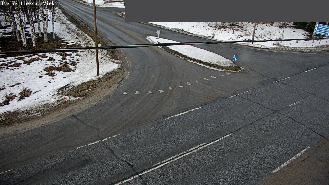 Weather Camera Image Väg 73 Lieksa, Vieki, Lieksa, Pohjois-Karjala