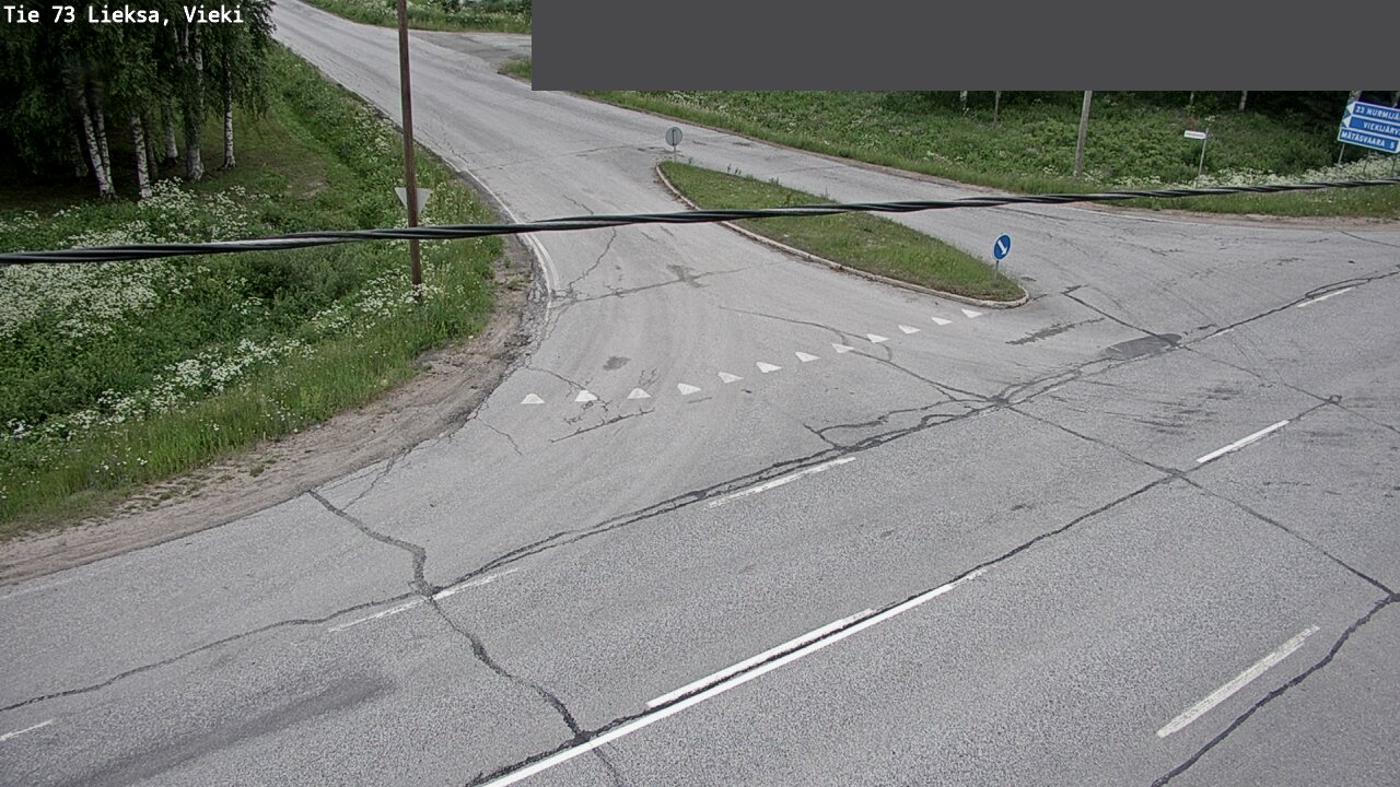 Kelikamerat Kuva Tie 73 Lieksa; Vieki, Lieksa, Pohjois-Karjala