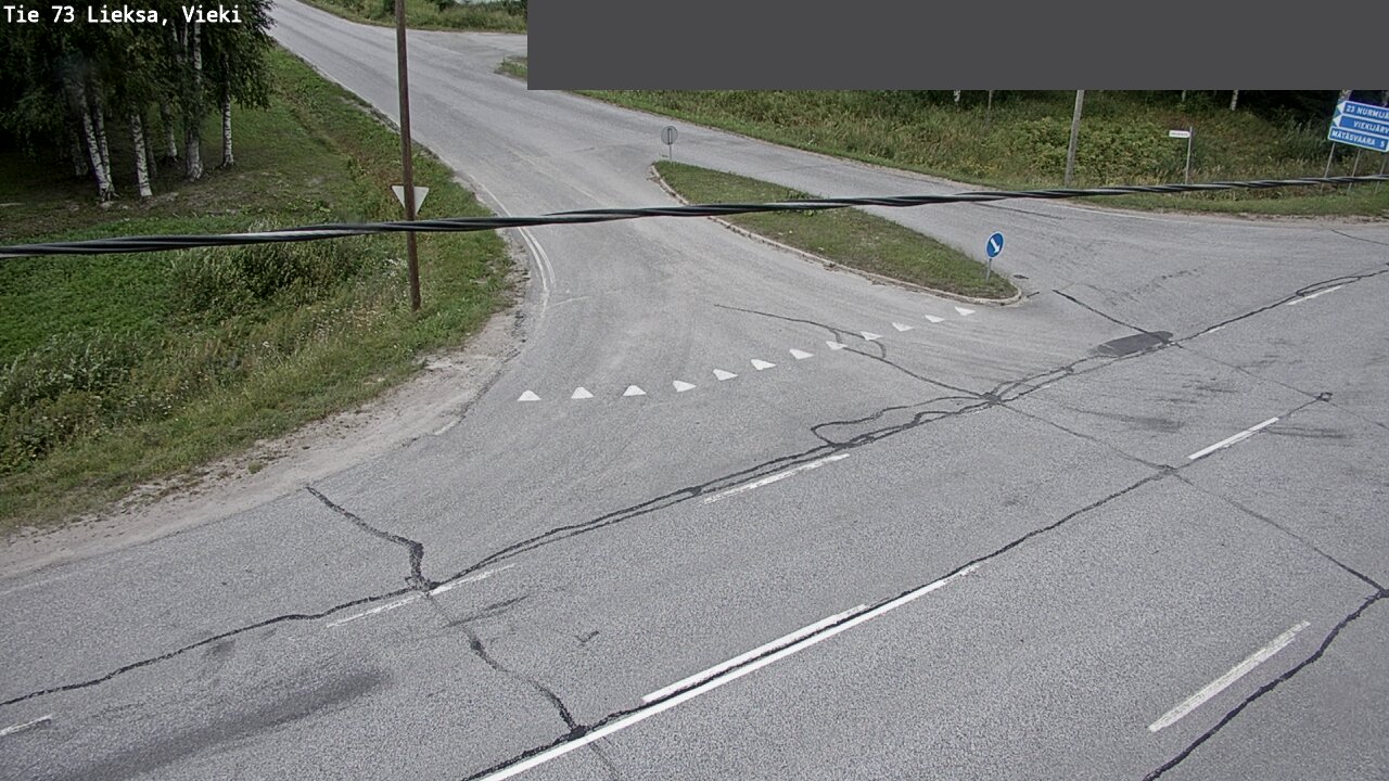 Weather Camera Image Väg 73 Lieksa, Vieki, Lieksa, Pohjois-Karjala