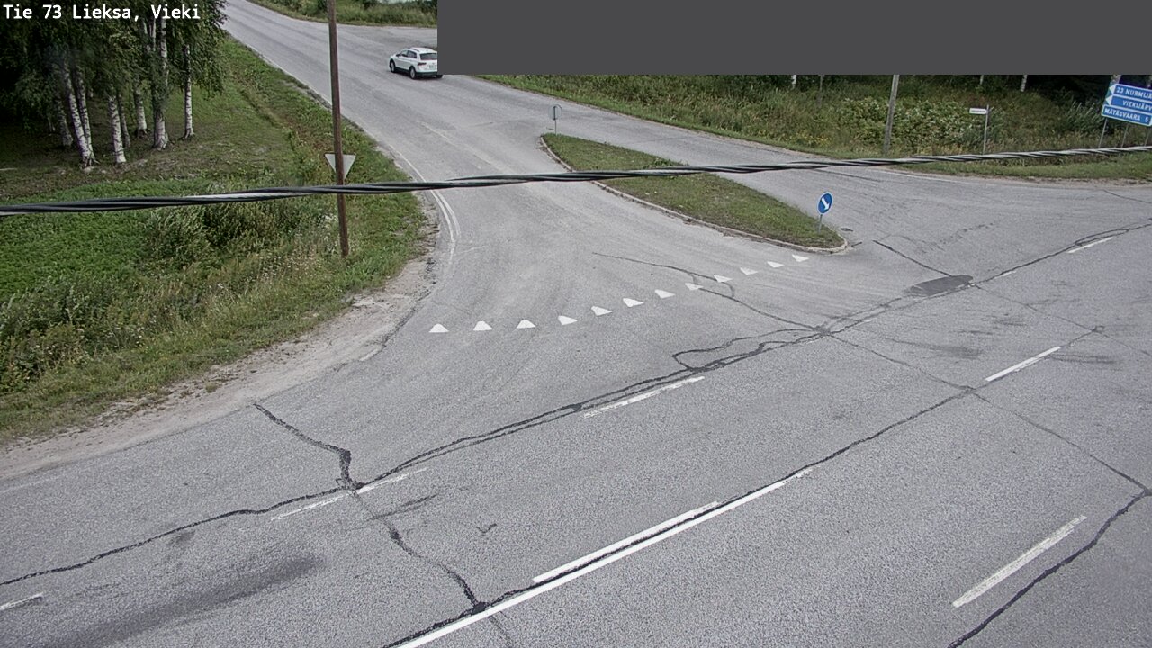Weather Camera Image Väg 73 Lieksa, Vieki, Lieksa, Pohjois-Karjala