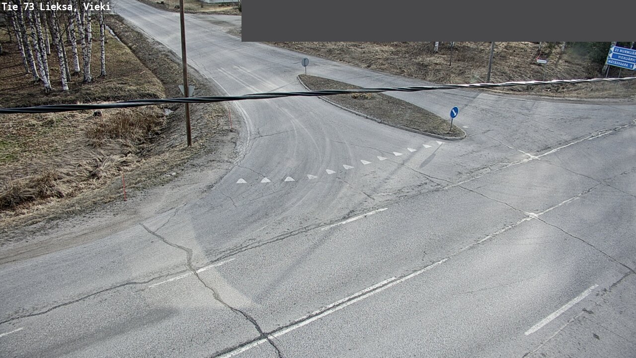 Weather Camera Image Väg 73 Lieksa, Vieki, Lieksa, Pohjois-Karjala