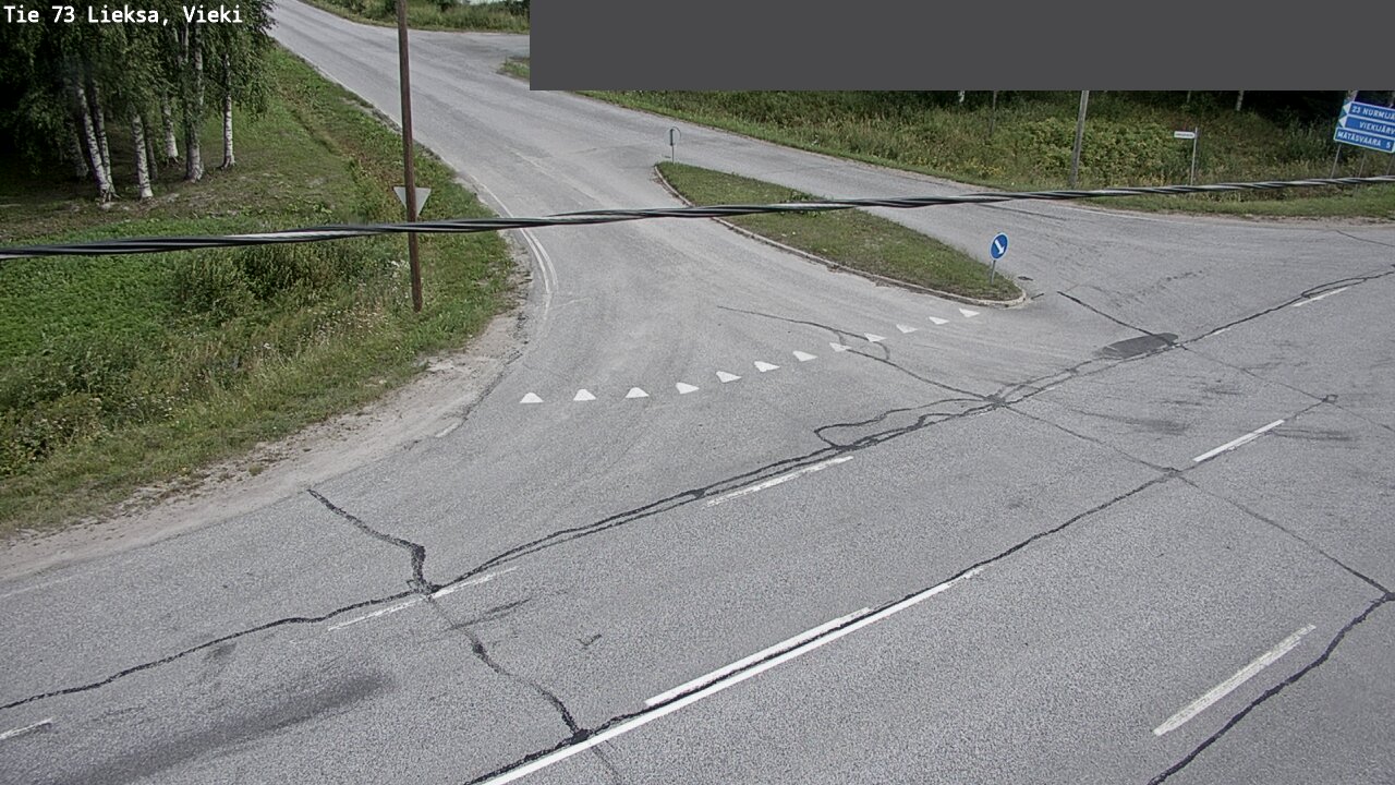 Weather Camera Image Väg 73 Lieksa, Vieki, Lieksa, Pohjois-Karjala