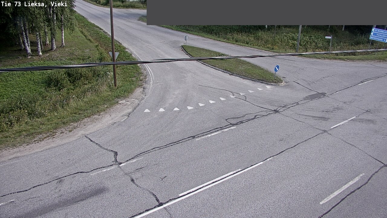 Weather Camera Image Road 73 Lieksa, Vieki, Lieksa, Pohjois-Karjala