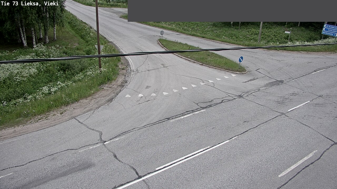 Kelikamerat Kuva Tie 73 Lieksa; Vieki, Lieksa, Pohjois-Karjala