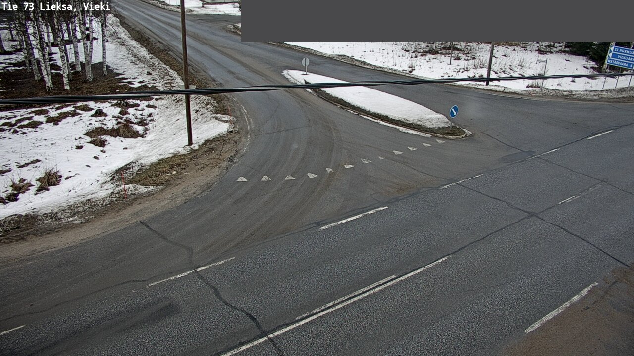 Weather Camera Image Väg 73 Lieksa, Vieki, Lieksa, Pohjois-Karjala