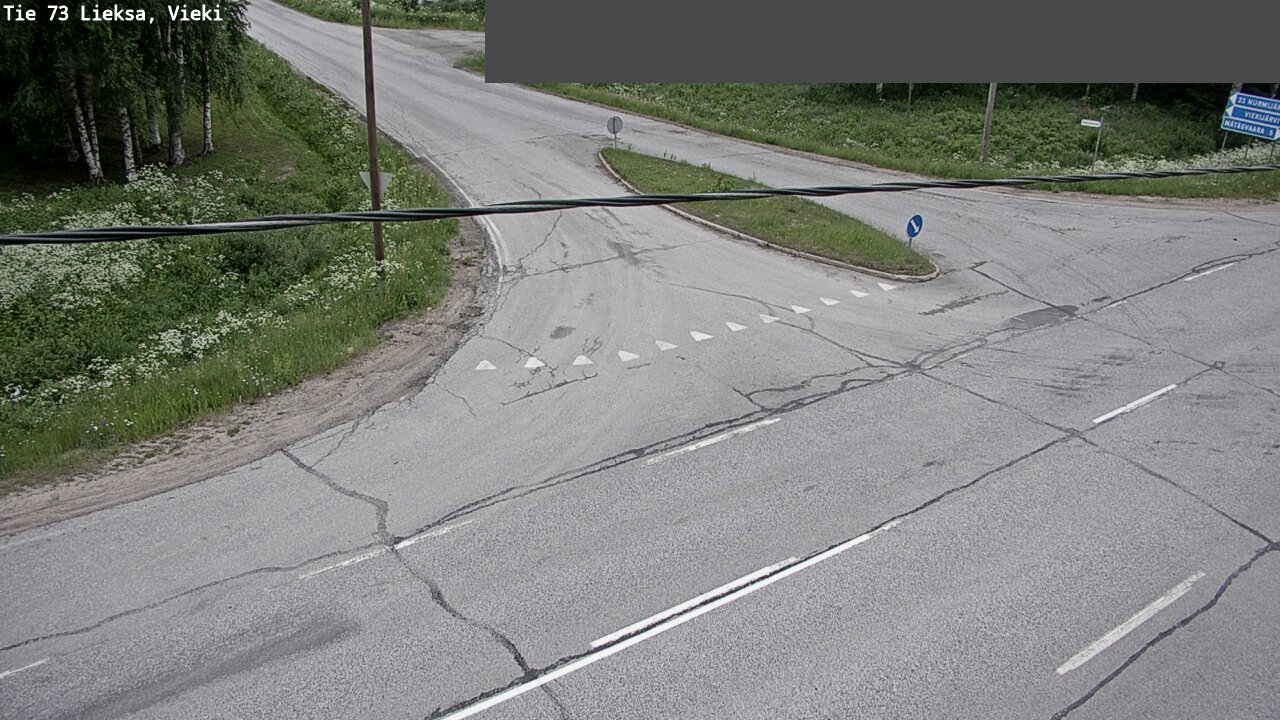 Kelikamerat Kuva Tie 73 Lieksa; Vieki, Lieksa, Pohjois-Karjala