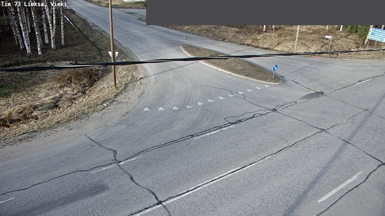 Weather Camera Image Väg 73 Lieksa, Vieki, Lieksa, Pohjois-Karjala