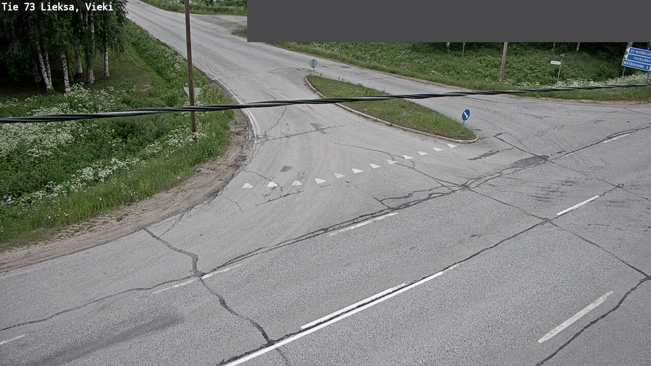 Kelikamerat Kuva Tie 73 Lieksa; Vieki, Lieksa, Pohjois-Karjala