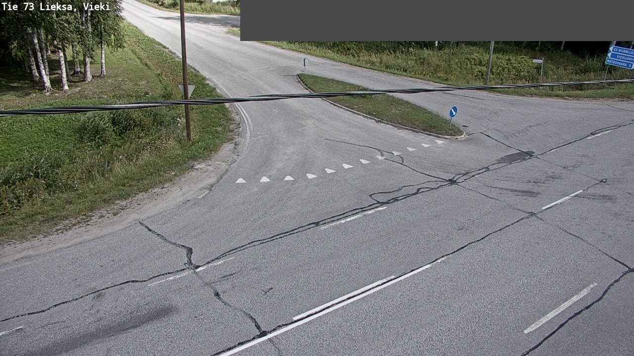 Weather Camera Image Road 73 Lieksa, Vieki, Lieksa, Pohjois-Karjala