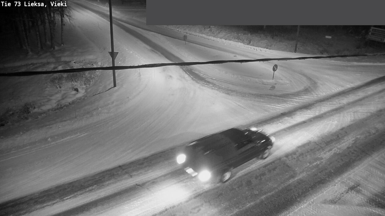 Weather Camera Image Väg 73 Lieksa, Vieki, Lieksa, Pohjois-Karjala
