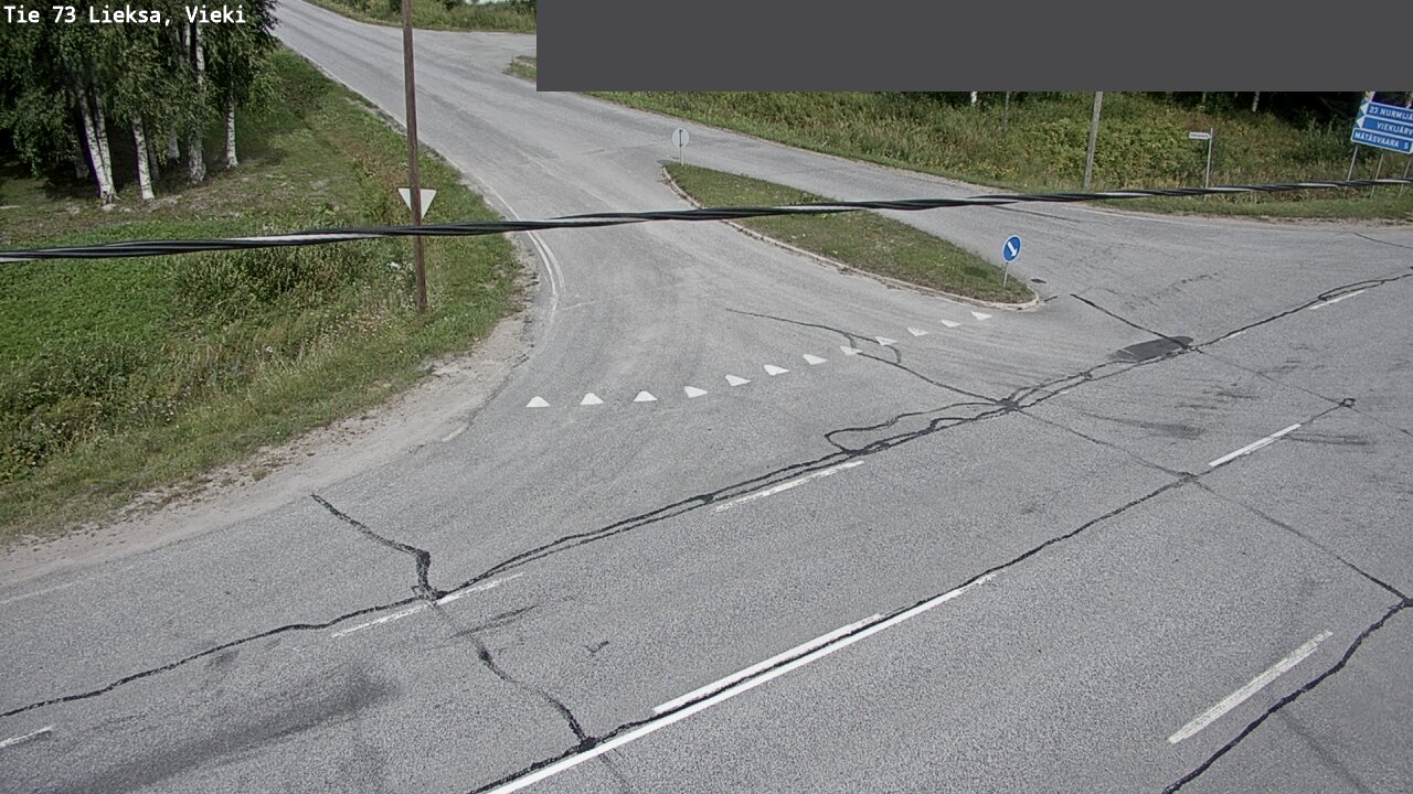 Weather Camera Image Väg 73 Lieksa, Vieki, Lieksa, Pohjois-Karjala