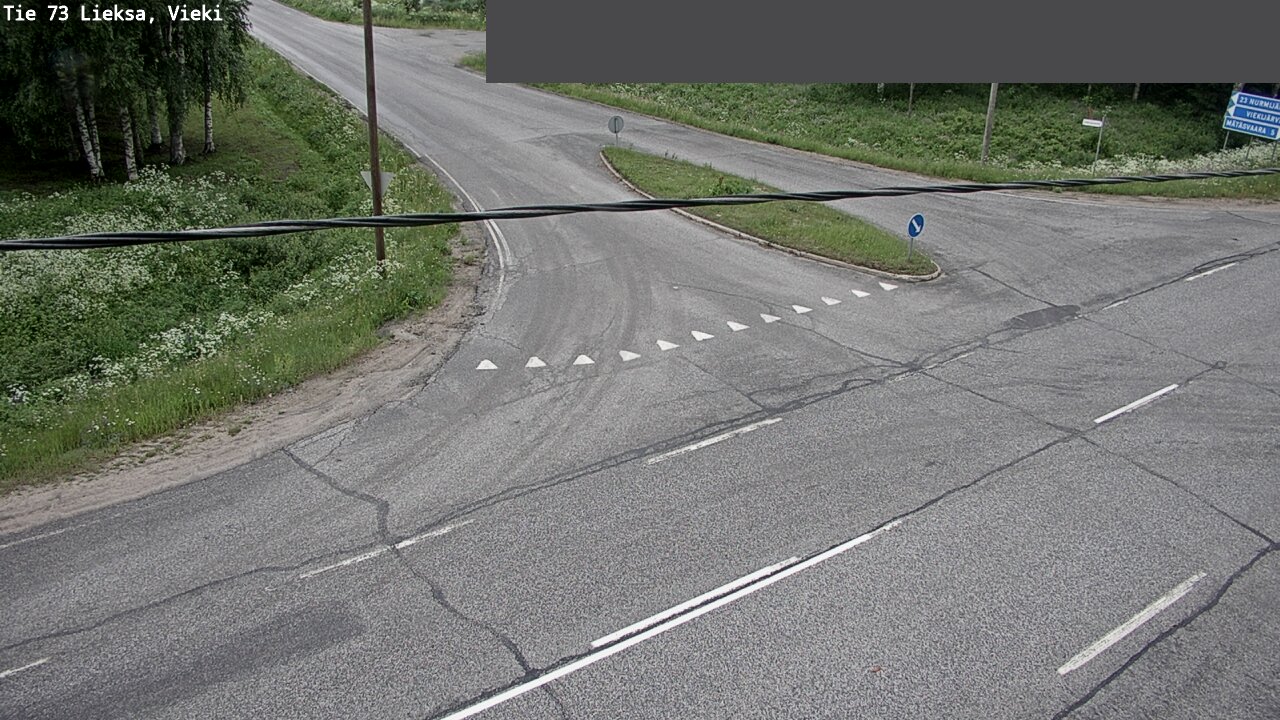 Weather Camera Image Road 73 Lieksa, Vieki, Lieksa, Pohjois-Karjala